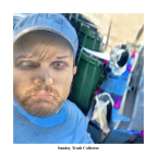 Sunday trash collector